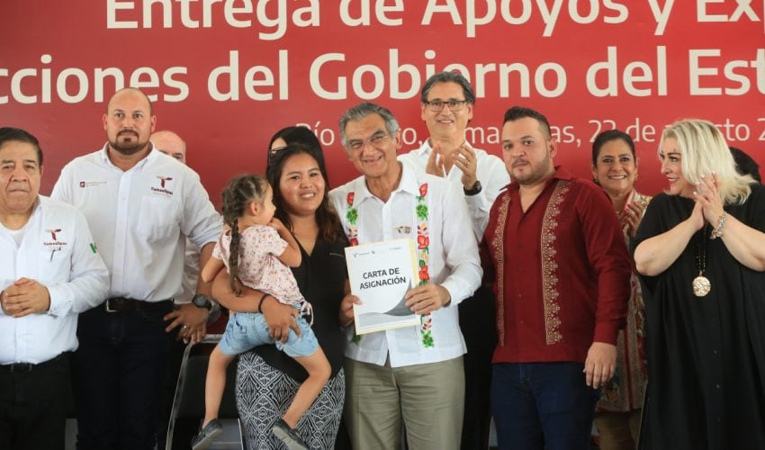 Tamaulipas tiene un gobernador con corazón de oro, afirman riobravenses