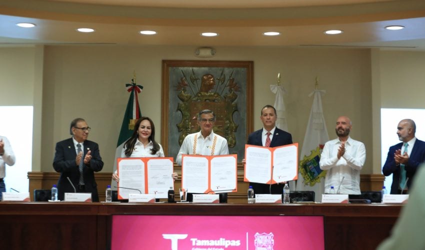 Firman histórico acuerdo para sanear el río Bravo