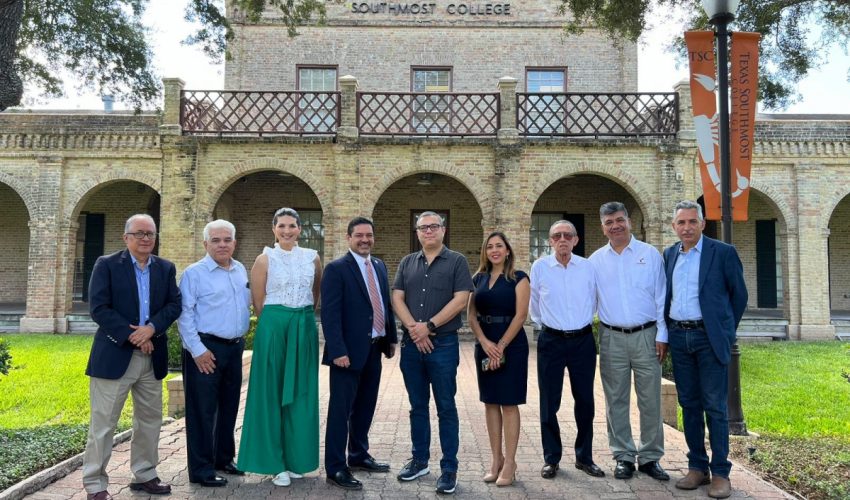 Visitan directivos del CONALEP, el Texas Southmost College