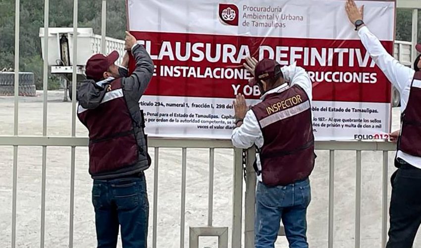 Empresa trituradora viola sellos de clausura; presentan denuncia penal