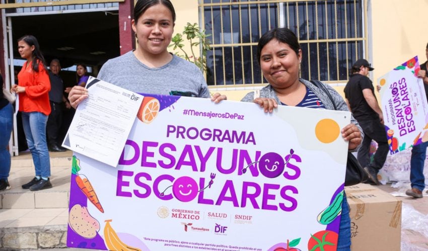 Equipa DIF Tamaulipas a desayunadores escolares y comedores comunitarios del municipio de Altamira
