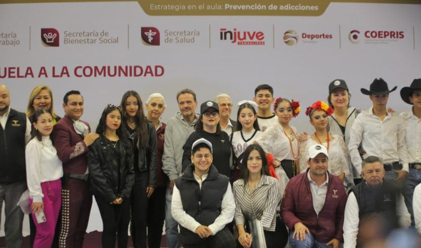 Participa Injuve Tamaulipas en Jornada Nacional sobre la prevención de adicciones