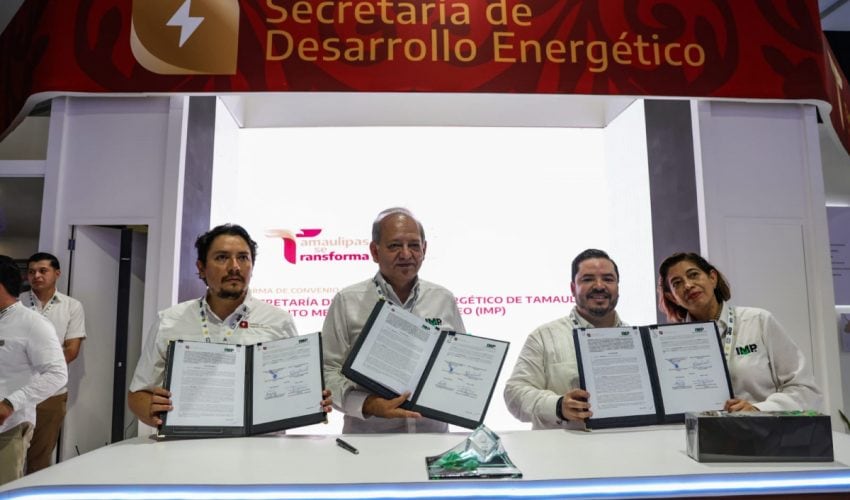 Firma SEDENER convenio de colaboración con el Instituto Mexicano del Petróleo
