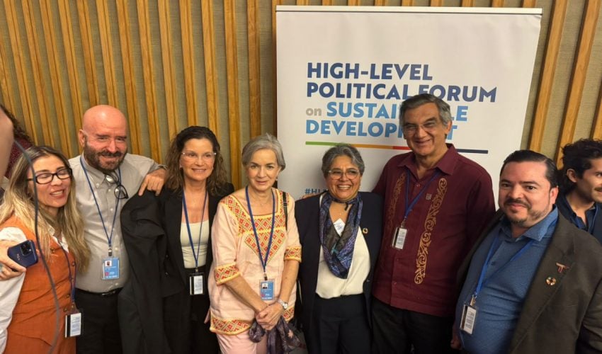 Asiste Américo Villarreal a presentación del Cuarto Informe Nacional Voluntario de México en la ONU