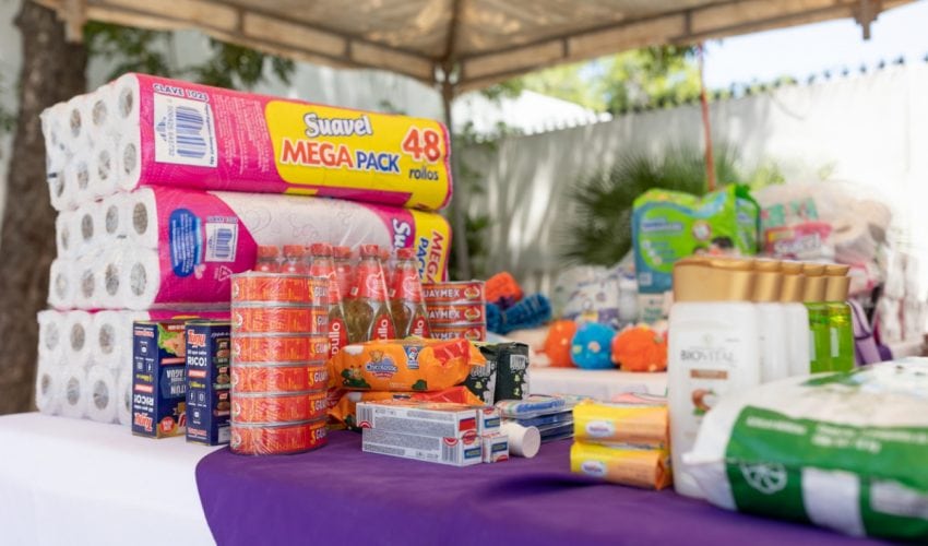 Reúne DIF Tamaulipas más de 17 toneladas de víveres para las familias afectadas por “Alberto”