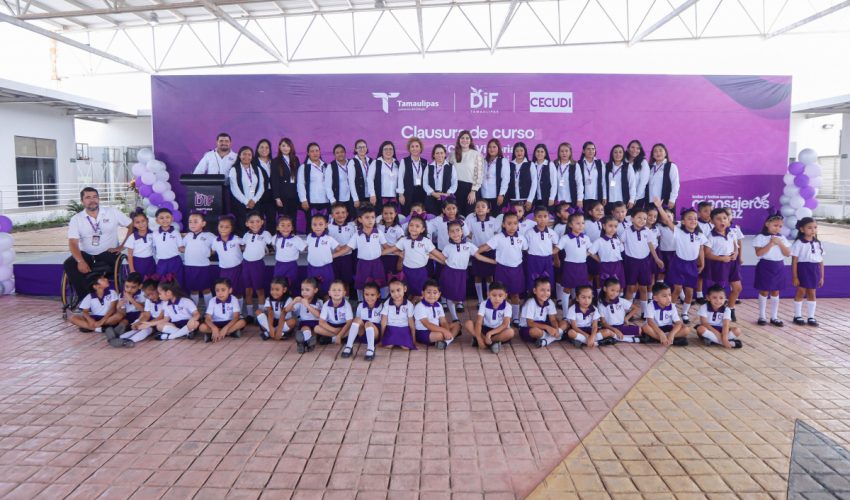 Gradúa DIF Tamaulipas a cerca de 3 mil alumnos de preescolar en los CECUDI y CAIC del estado