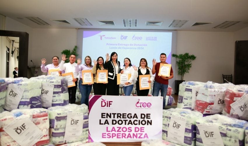 Beneficia DIF Tamaulipas a mil 800 personas con discapacidad severa mediante el programa “Lazos de Esperanza”