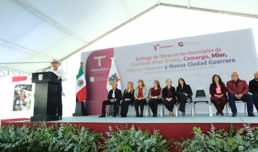 Impulsa Américo a los cinco municipios de La Ribereña con 243.6 MDP en obras