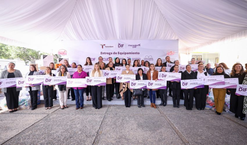 Entrega DIF Tamaulipas más de 9 mil apoyos para fortalecer la atención en los DIF municipales