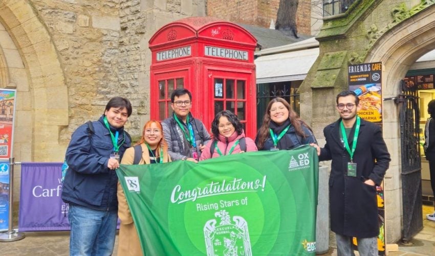 Participan estudiantes de la Normal Urbana “Cuauhtémoc” en programa de movilidad internacional en Inglaterra