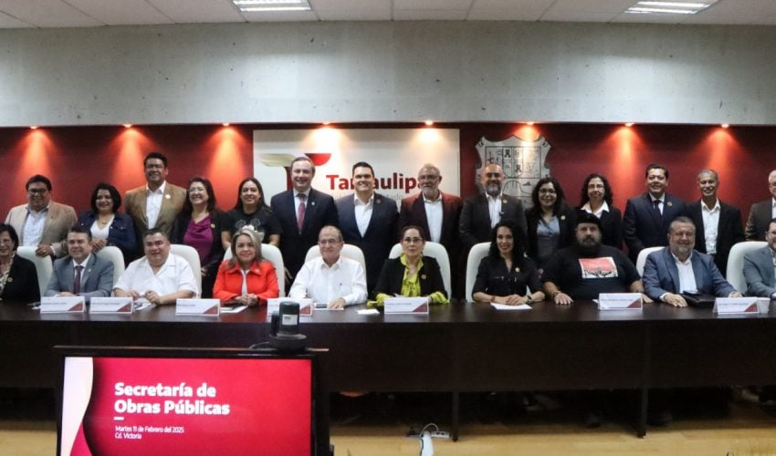 Hacen sinergia Obras Públicas, diputadas y diputados por la transformación de Tamaulipas