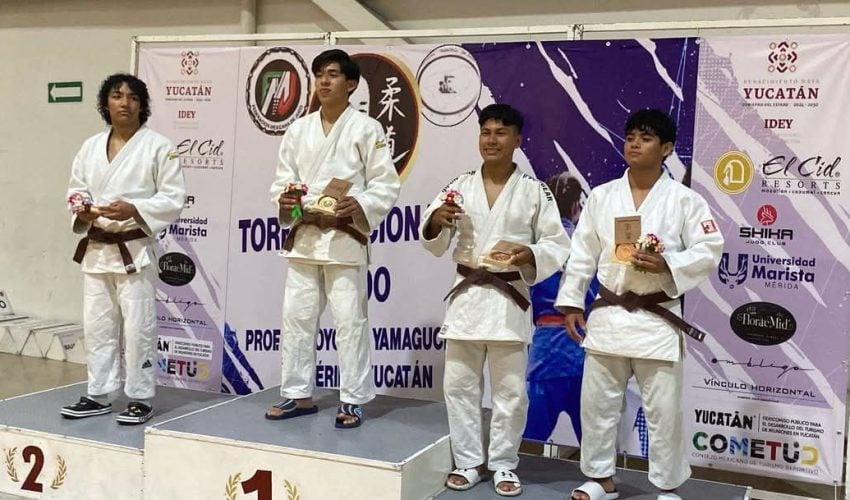 Destacan judocas tamaulipecos en Campeonato Nacional celebrado en Mérida, Yucatán