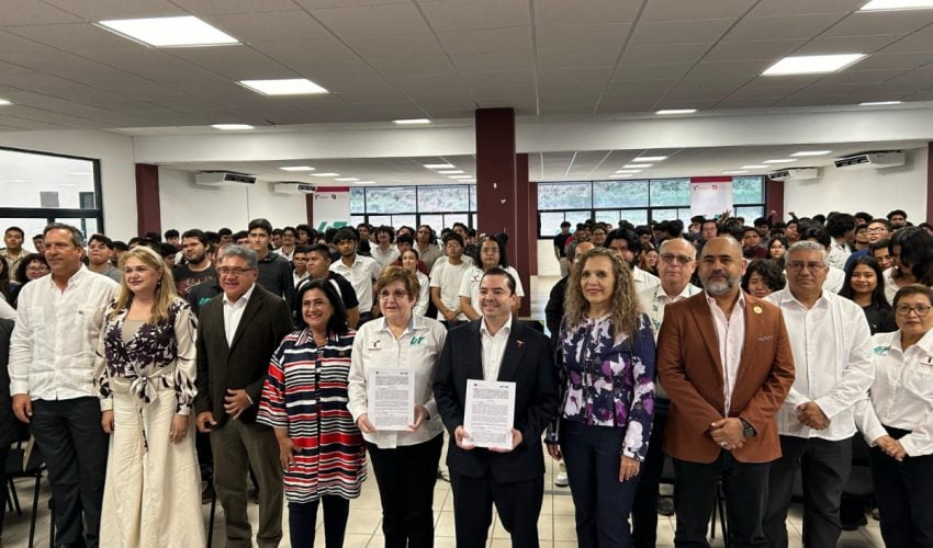Celebra Secretaría de Desarrollo Energético y la Universidad Tecnológica de Altamira firma de convenio para impulsar la educación