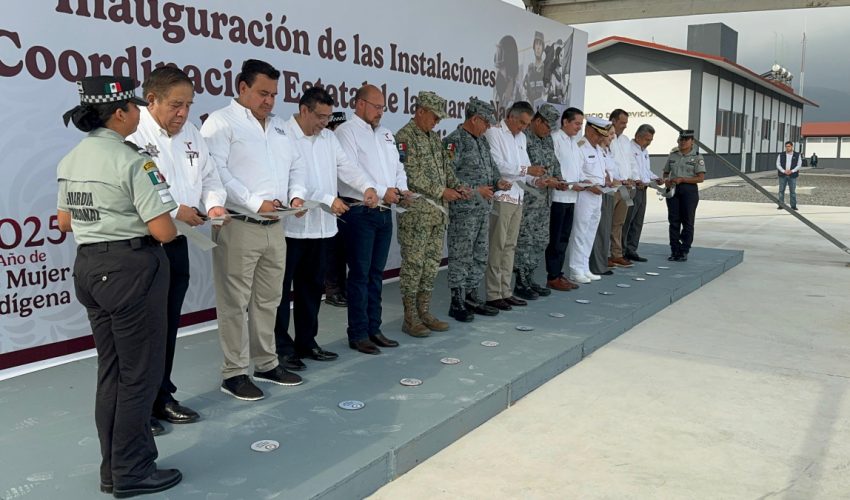 Inauguran gobernador y mandos militares, instalaciones de la Guardia Nacional en Tamaulipas