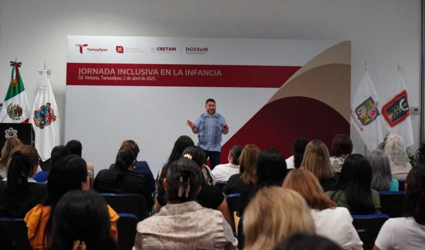 Capacita CRETAM a agentes educativos sobre inclusión en la infancia