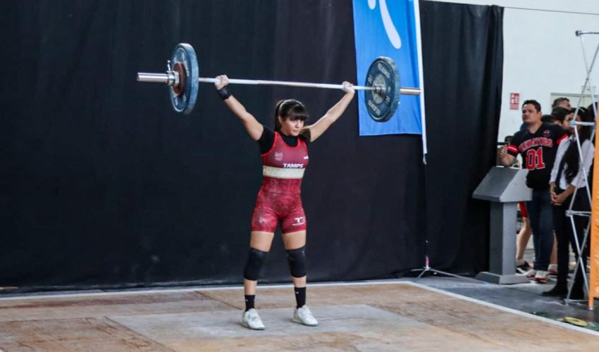 Tres atletas tamaulipecas clasifican a la Olimpiada Nacional CONADE 2025 en levantamiento de pesas
