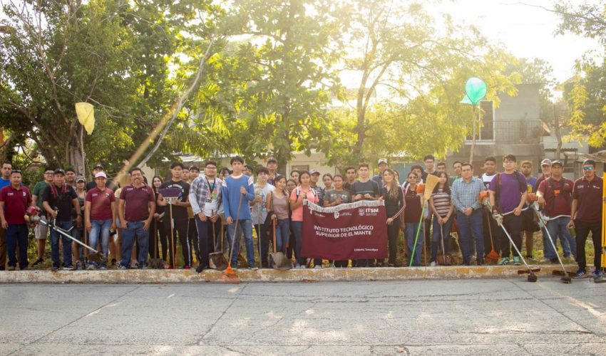 Promueven estudiantes del Instituto Tecnológico de El Mante la conservación de su entorno ambiental