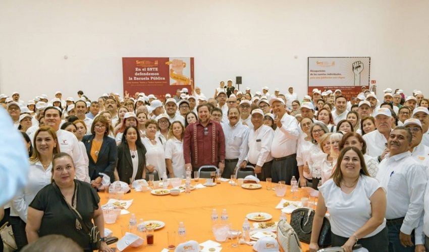 Fortalecen SET y SNTE lazos de cooperación y respeto mutuo