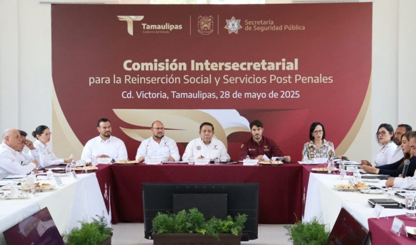Instala SSPT Comisión Intersecretarial para la Reinserción Social y Servicios Post Penales del Estado de Tamaulipas