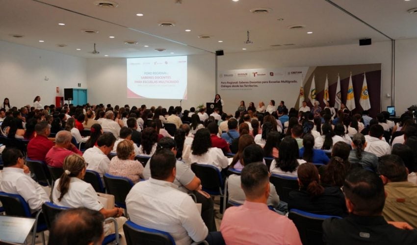 Realiza CRETAM Foro Regional de Escuelas Multigrado