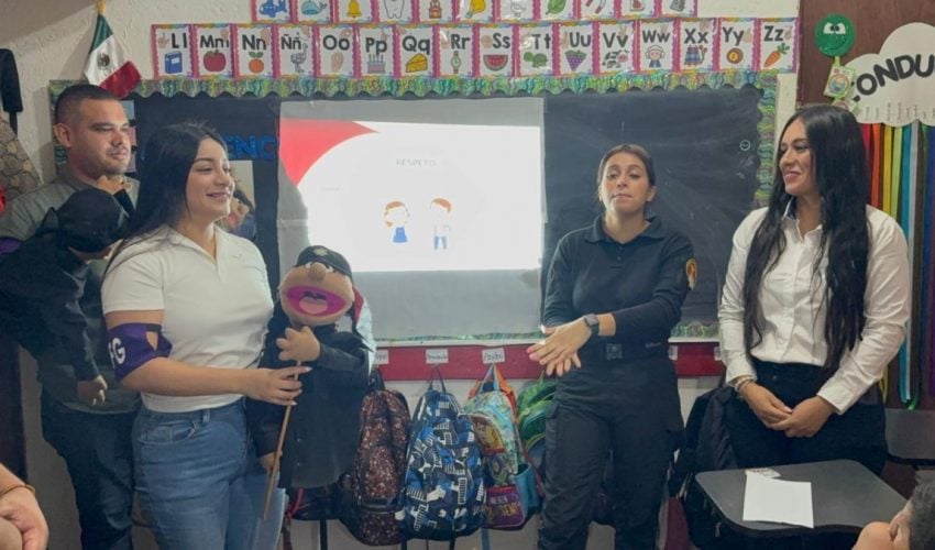 Imparte Guardia Estatal de Género taller “Aprendiendo los Valores” a estudiantes de Ciudad Victoria