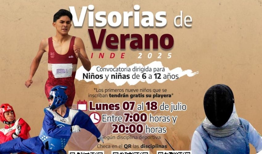 Regresa programa de verano Visorias para Nuevos Talentos INDE