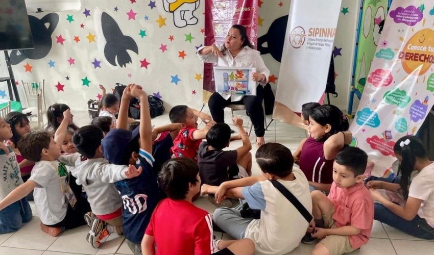 Aprenden niñas y niños sobre sus derechos durante curso de verano promovido por SIPINNA Tamaulipas