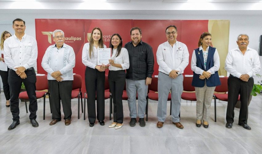 Entrega SET nombramientos de promoción a docentes y personal administrativo en Normales de Tamaulipas