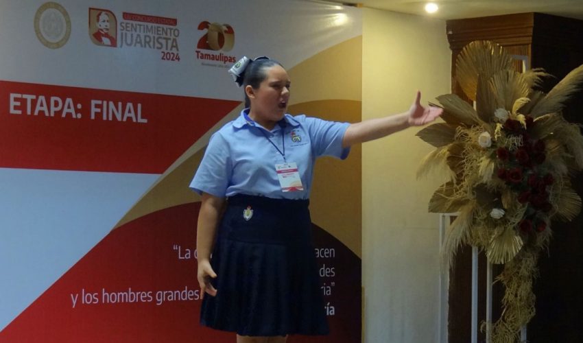 Representará estudiante tamaulipeca a México en el XI Concurso Internacional de Oradores en Perú