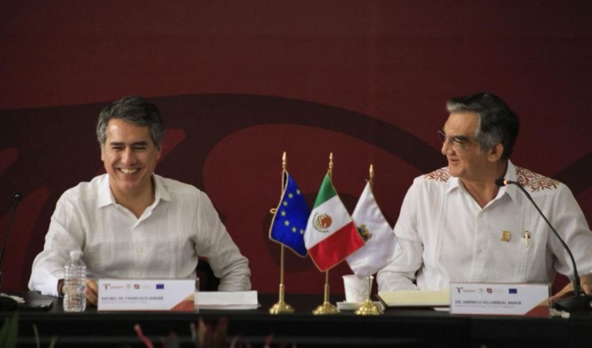 Embajador de la Unión Europea destaca condiciones de seguridad en Tamaulipas