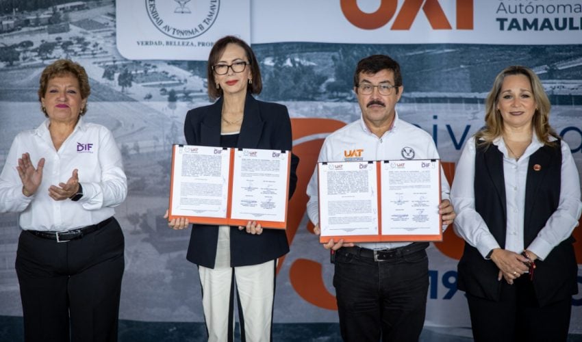 Firman DIF Tamaulipas y UAT convenio para fortalecer el proyecto de estufas ecológicas en comunidades rurales