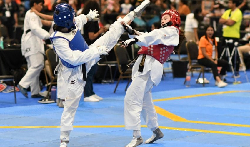 Continúan jornadas del Festival Nacional de Taekwondo en Tamaulipas