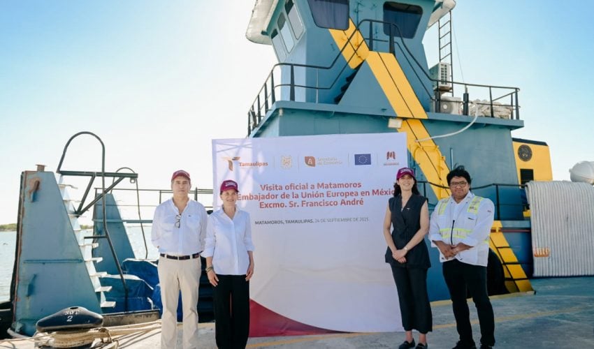 Inicia embajador de la Unión Europea visita a Tamaulipas