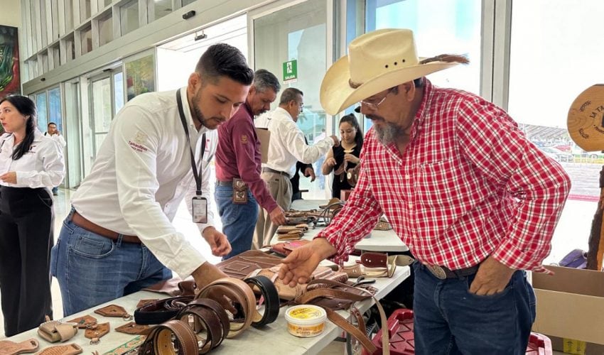 Exhiben artesanos rurales su talento en la Torre Bicentenario