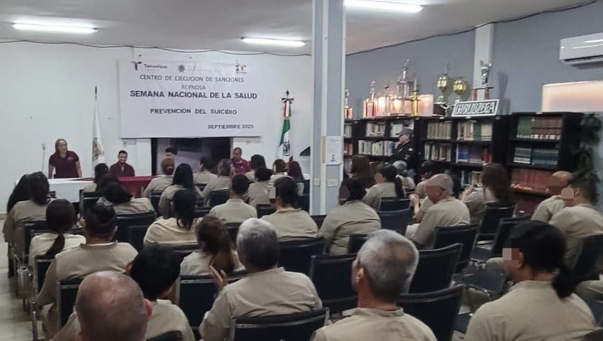 Promueve CEDES Reynosa la prevención del suicidio con plática y actividades deportivas