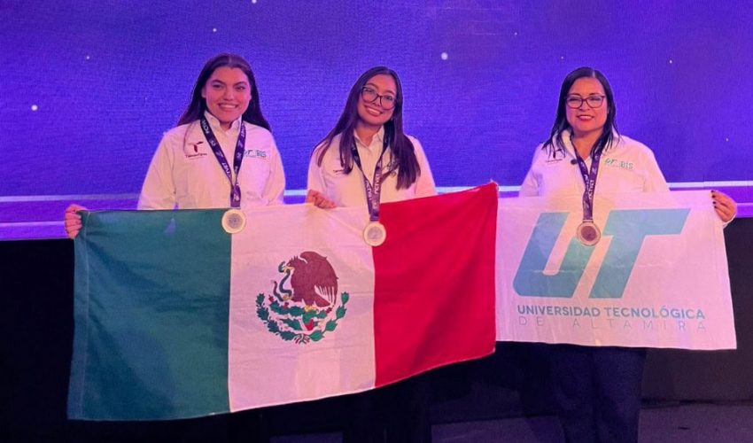 Reconocen a estudiantes de la Universidad Tecnológica de Altamira en ExpoSciences International 2025