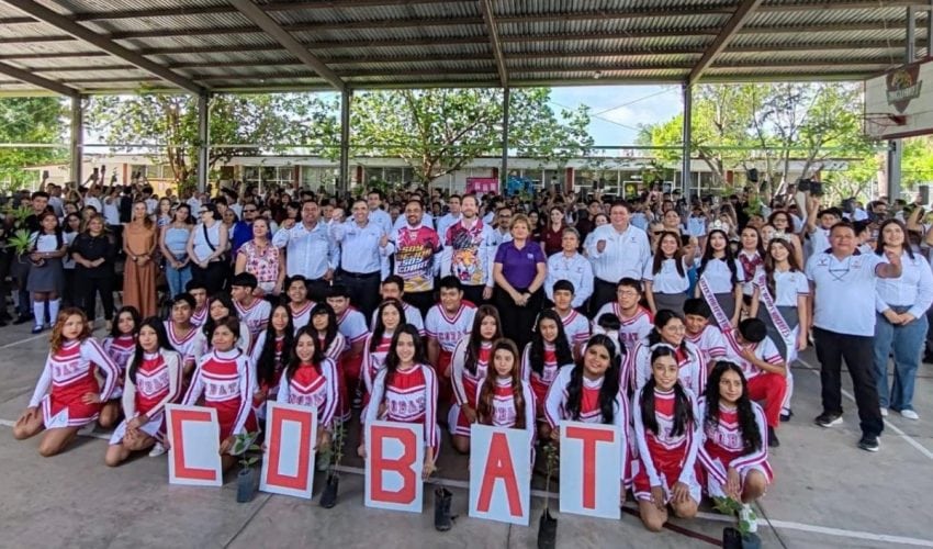 Impulsa COBAT el cuidado del medio ambiente entre estudiantes con “Siembro un árbol y protejo la vida animal”
