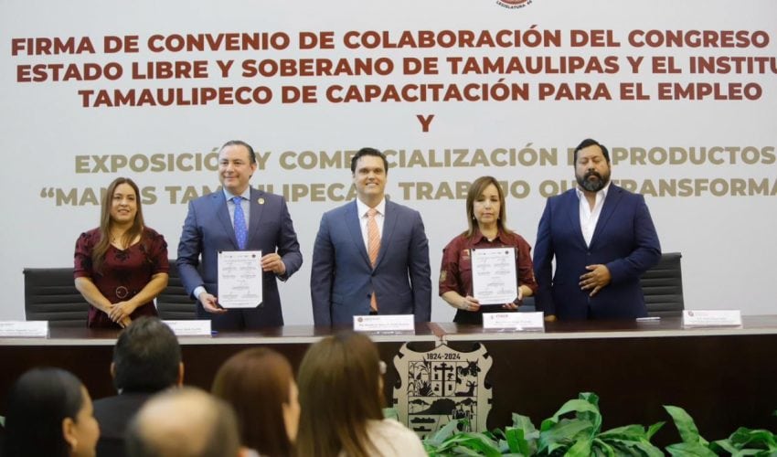 Impulsan ITACE y Congreso del Estado nuevas oportunidades de capacitación para las y los tamaulipecos