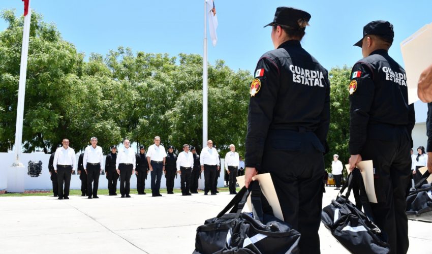 Entrega SSPT constancias a personal egresado del 20° bloque del Curso de Medicina Táctica Policial