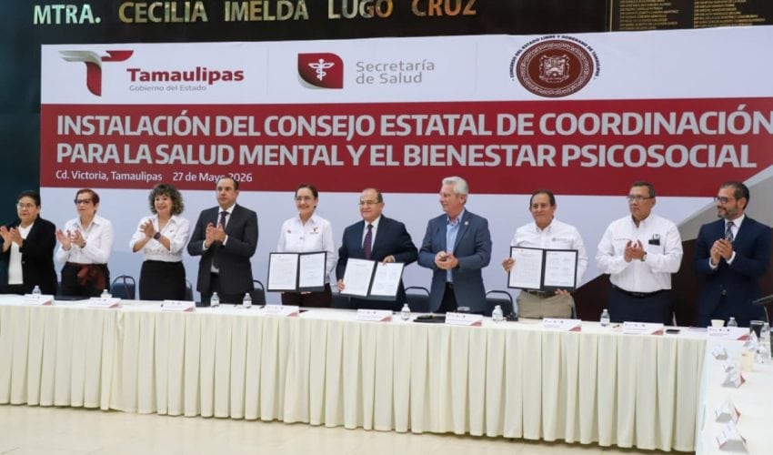 Consolida Tamaulipas atención integral a la salud mental con nuevo Consejo Estatal