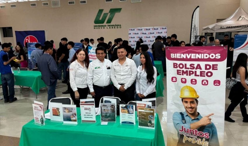 Fortalece UT Nuevo Laredo inserción laboral con Feria del Empleo y Estadías