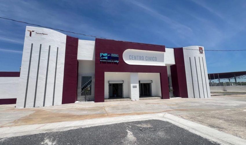 Nueva imagen para el Centro Cívico de Miguel Alemán con rehabilitación del Gobierno del Estado