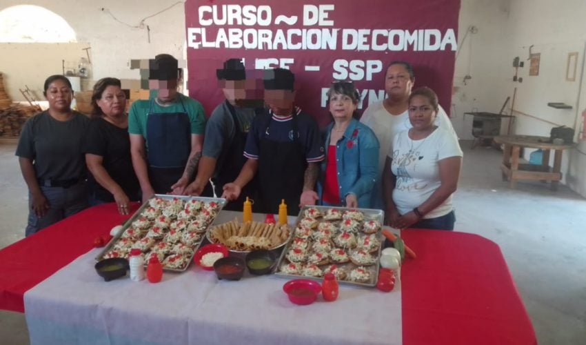 Adolescentes en conflicto con la Ley Penal reciben capacitación gastronómica en Reynosa